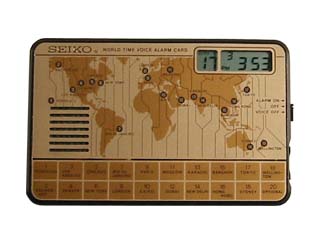 WORLD TIME VOICE ALARM CARD