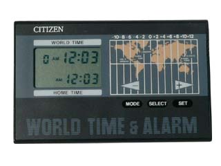WORLD TIME & ALARM